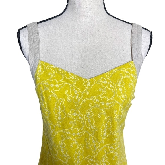 Patagonia Hemp Organic Cotton Sunshine Yellow Dress A- Line Tank Style - Picture 11 of 11
